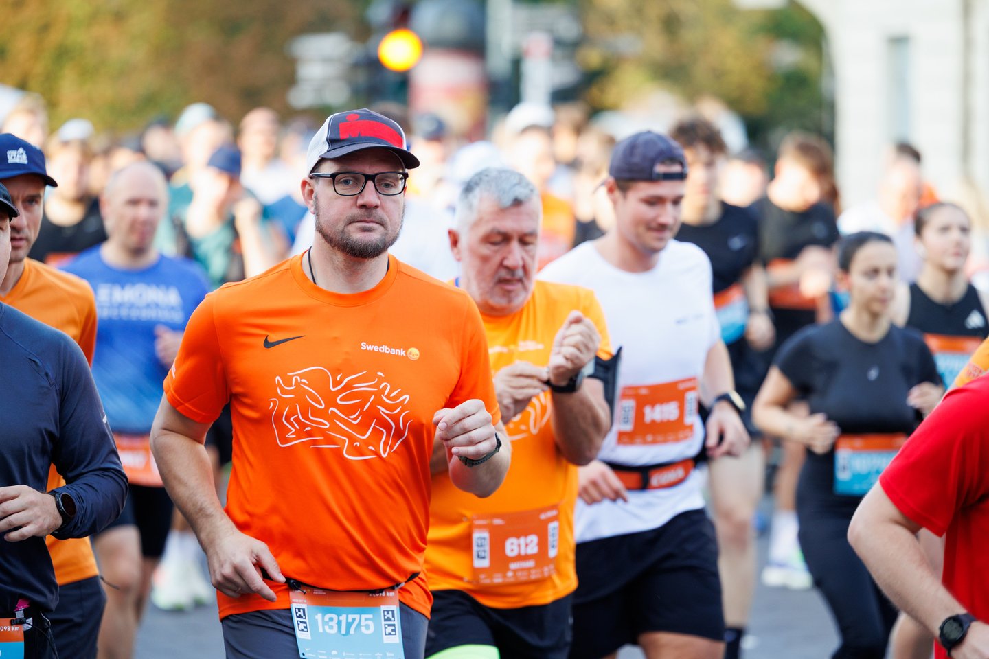 „Swedbank Vilniaus maratono“ akimirkos.<br> T.Bauro nuotr.