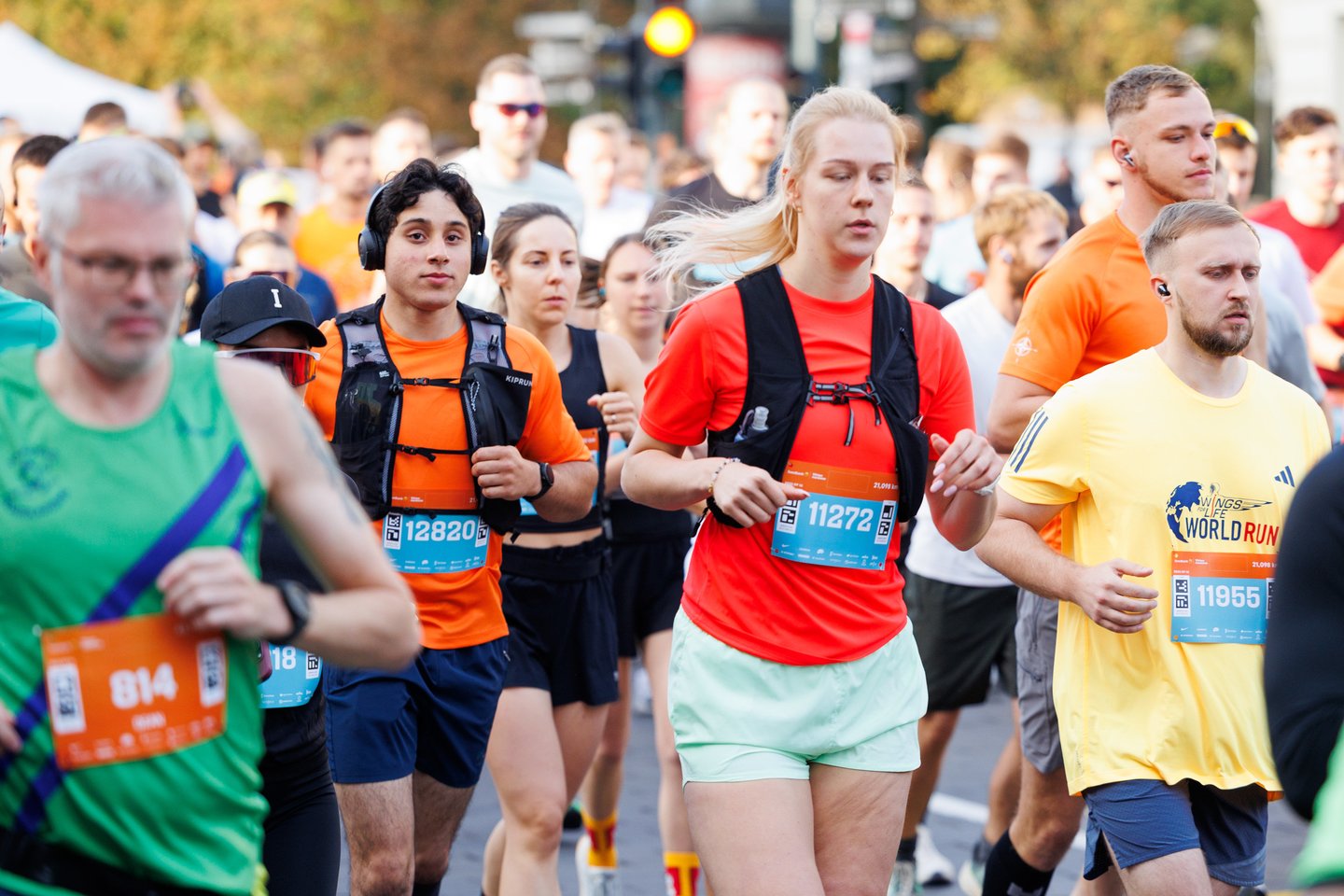 „Swedbank Vilniaus maratono“ akimirkos.<br> T.Bauro nuotr.