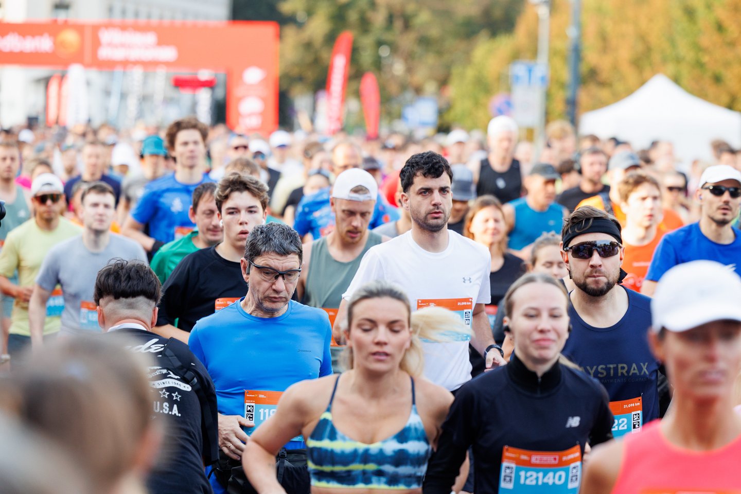 „Swedbank Vilniaus maratono“ akimirkos.<br> T.Bauro nuotr.
