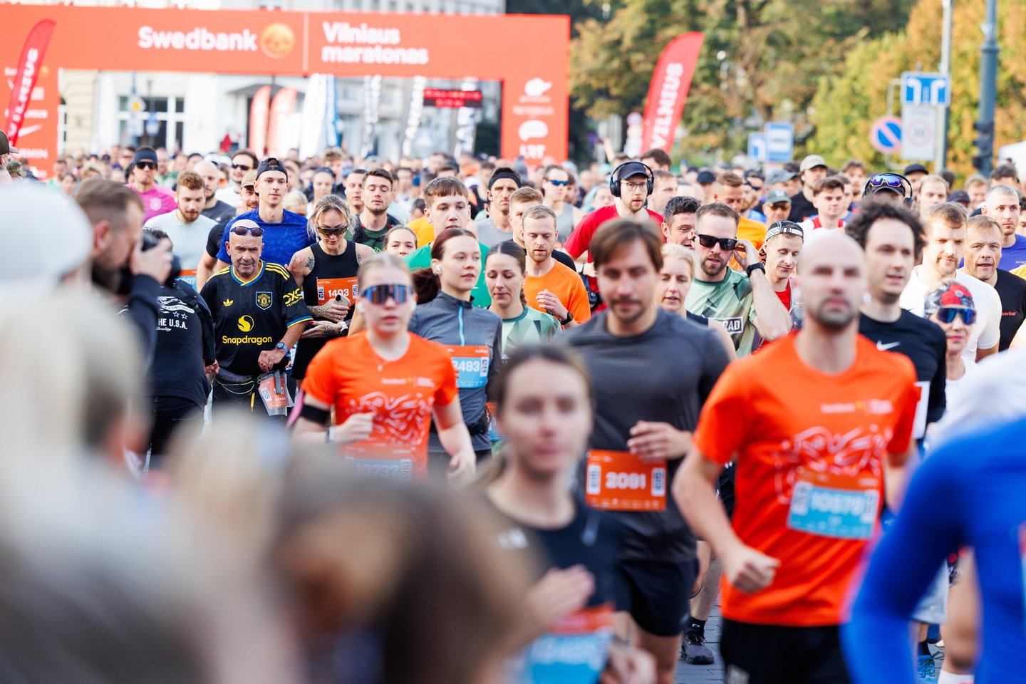 „Swedbank Vilniaus maratono“ akimirkos.<br> T.Bauro nuotr.