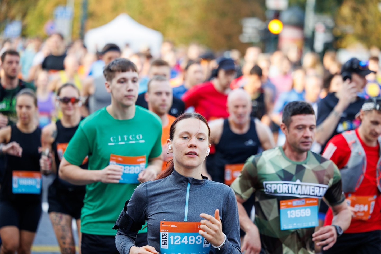 „Swedbank Vilniaus maratono“ akimirkos.<br> T.Bauro nuotr.