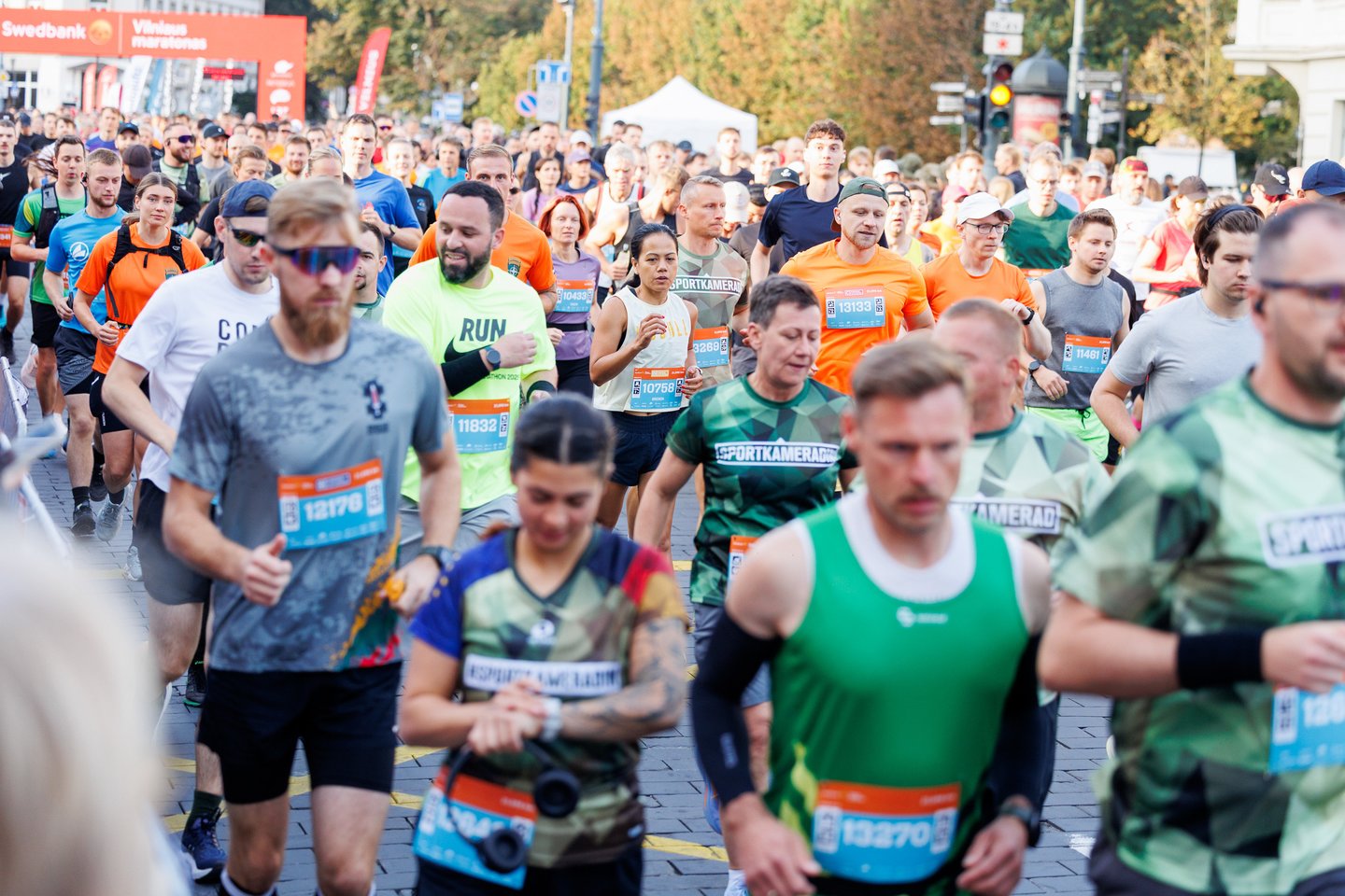 „Swedbank Vilniaus maratono“ akimirkos.<br> T.Bauro nuotr.