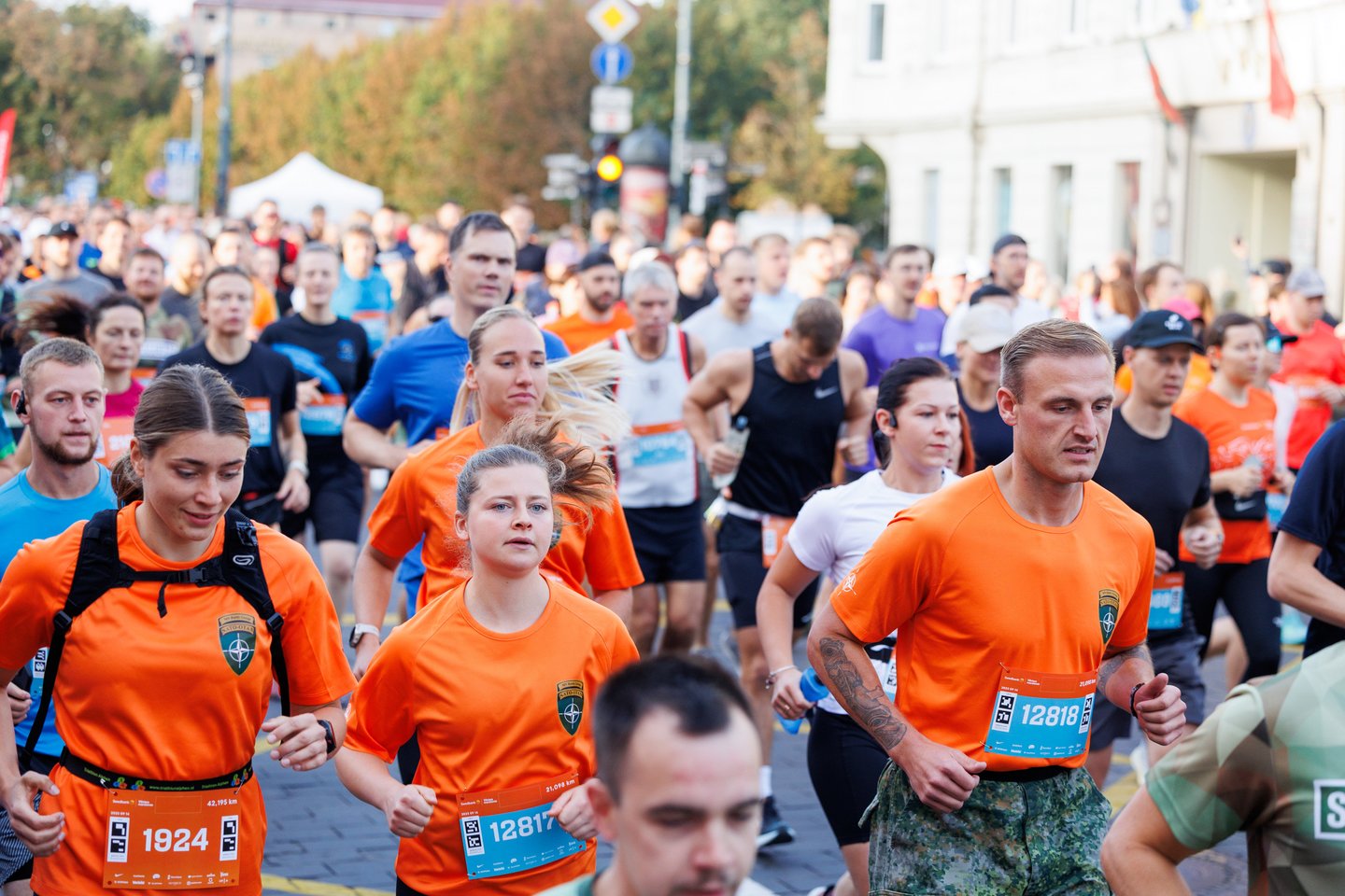 „Swedbank Vilniaus maratono“ akimirkos.<br> T.Bauro nuotr.