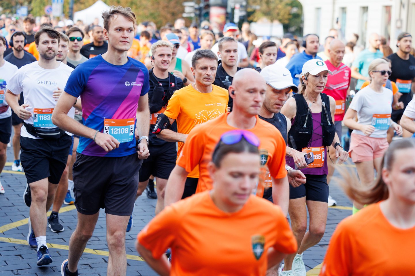 „Swedbank Vilniaus maratono“ akimirkos.<br> T.Bauro nuotr.