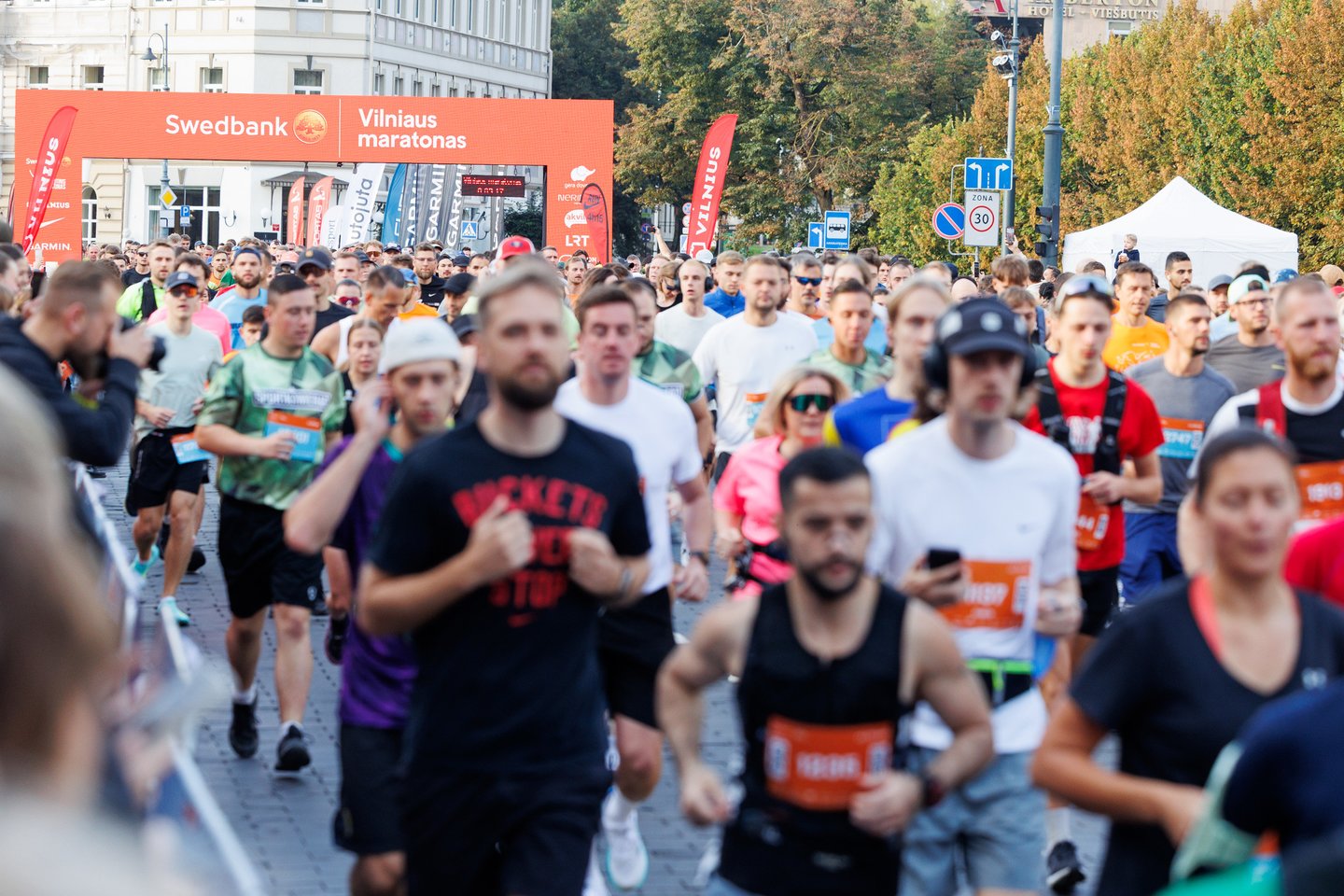 „Swedbank Vilniaus maratono“ akimirkos.<br> T.Bauro nuotr.