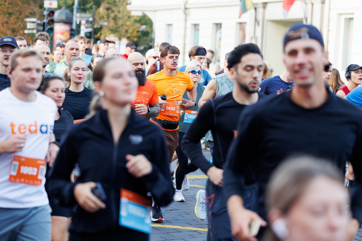 „Swedbank Vilniaus maratono“ akimirkos.<br> T.Bauro nuotr.