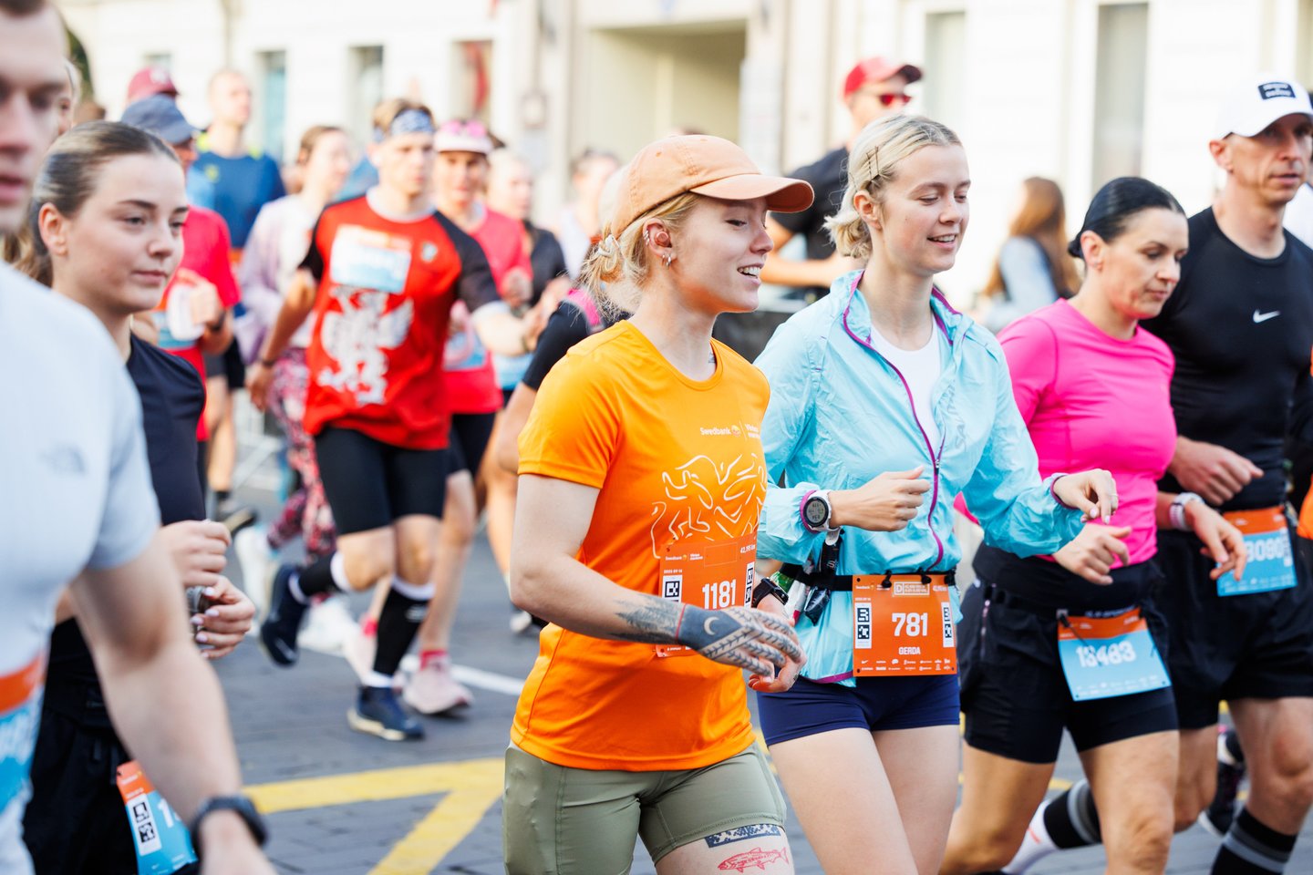 „Swedbank Vilniaus maratono“ akimirkos.<br> T.Bauro nuotr.