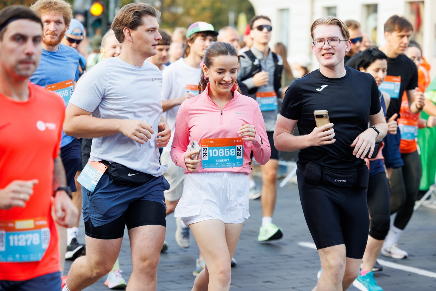 „Swedbank Vilniaus maratono“ akimirkos.<br> T.Bauro nuotr.