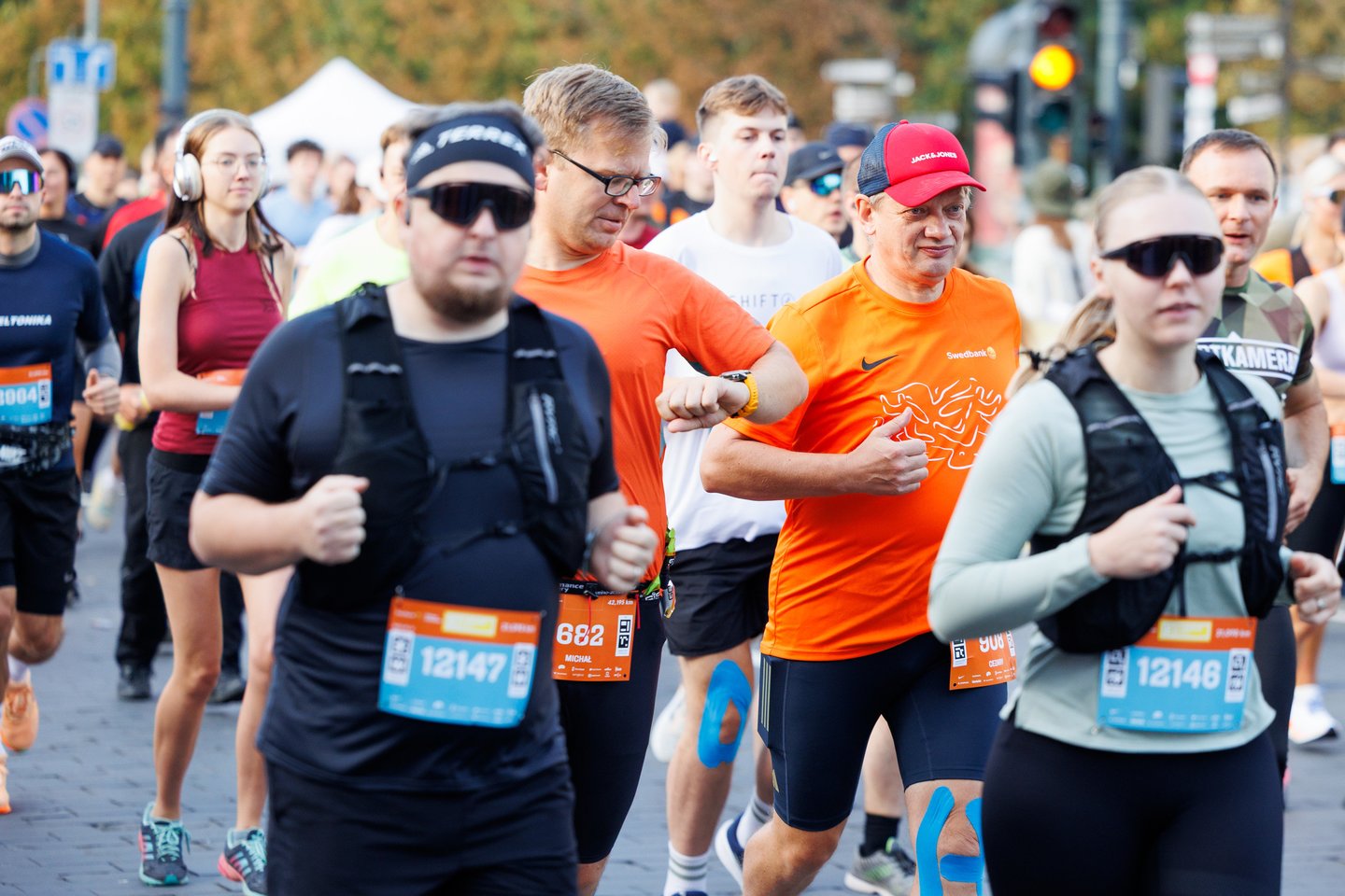 „Swedbank Vilniaus maratono“ akimirkos.<br> T.Bauro nuotr.