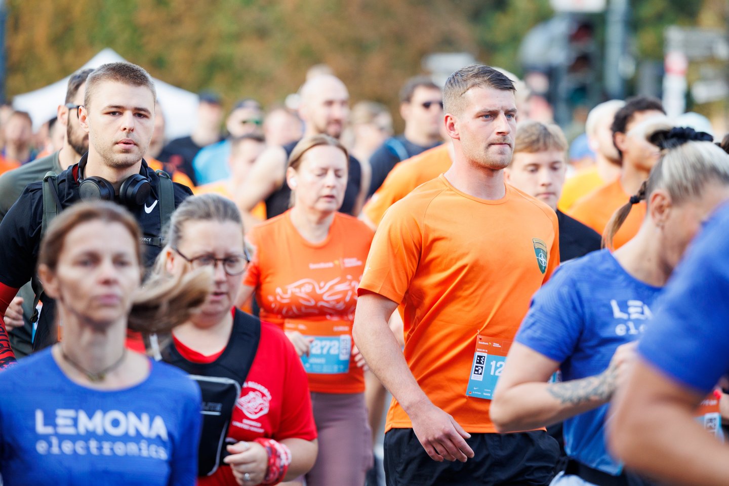 „Swedbank Vilniaus maratono“ akimirkos.<br> T.Bauro nuotr.