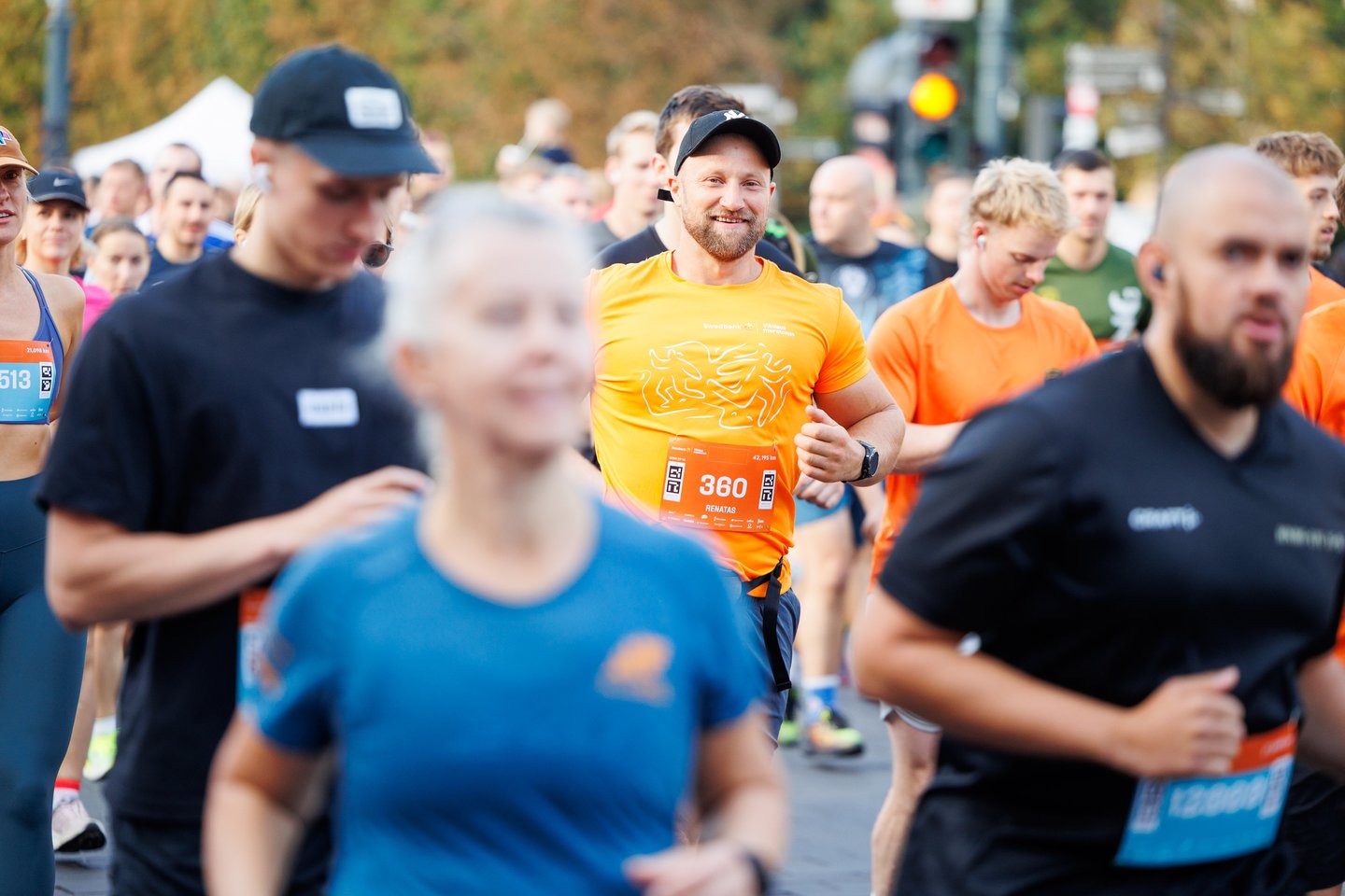 „Swedbank Vilniaus maratono“ akimirkos.<br> T.Bauro nuotr.