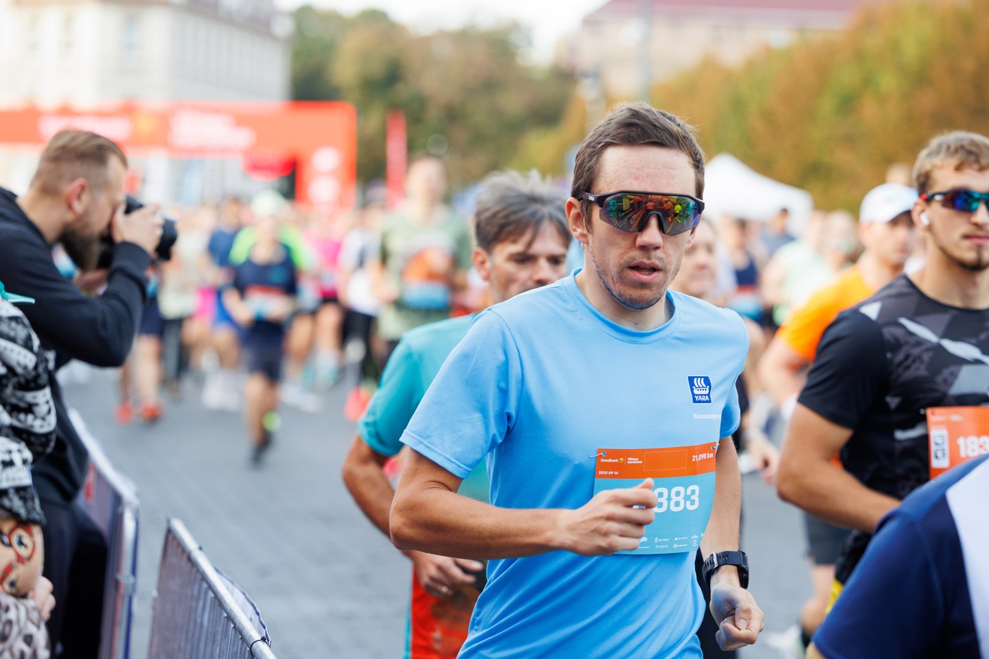 „Swedbank Vilniaus maratono“ akimirkos.<br> T.Bauro nuotr.