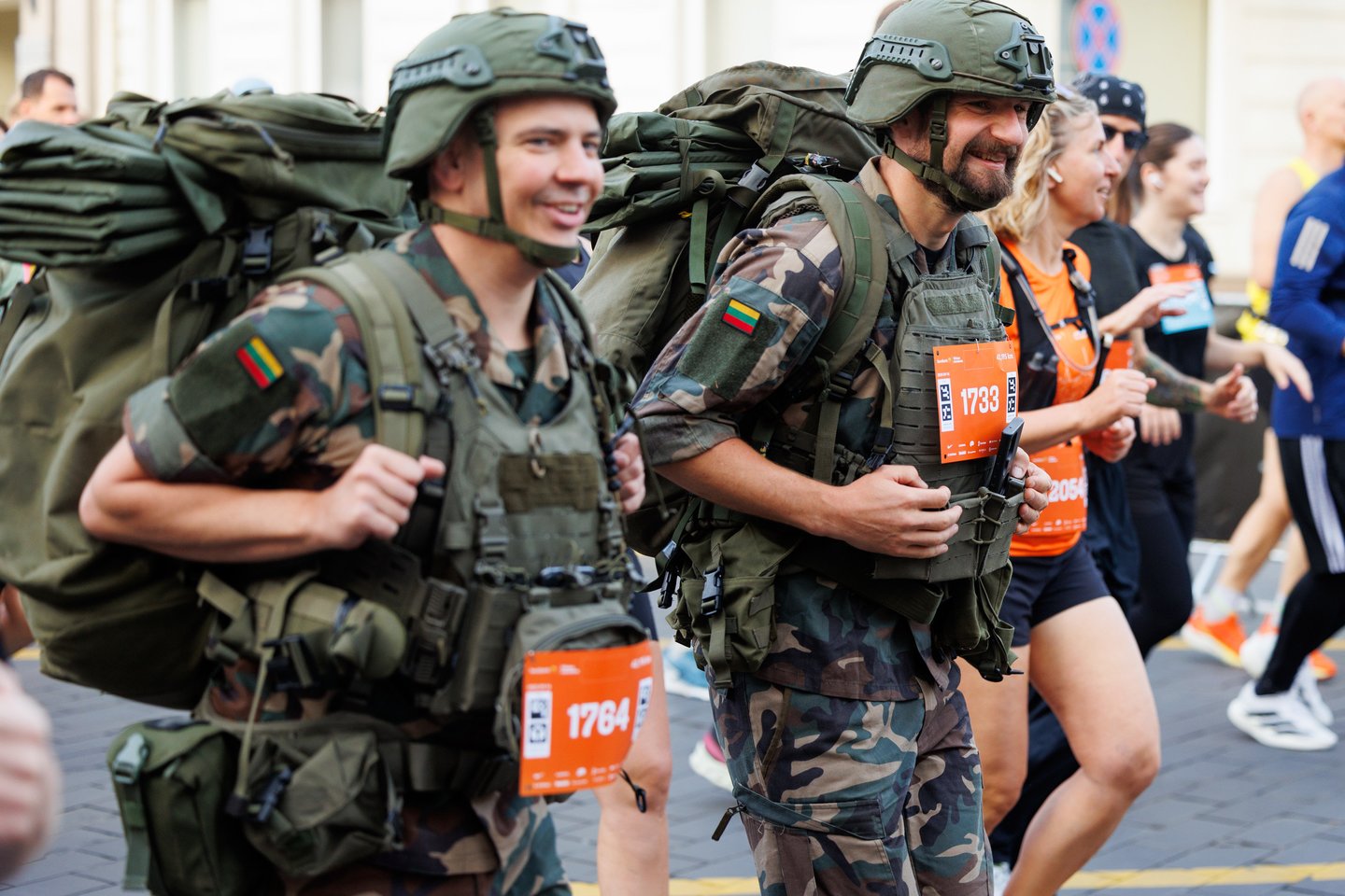 „Swedbank Vilniaus maratono“ akimirkos.<br> T.Bauro nuotr.