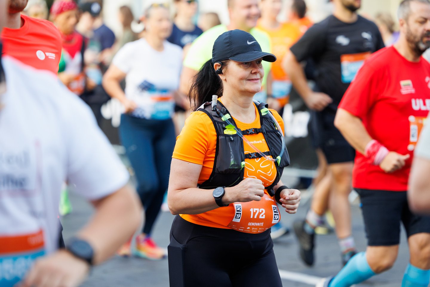 „Swedbank Vilniaus maratono“ akimirkos.<br> T.Bauro nuotr.