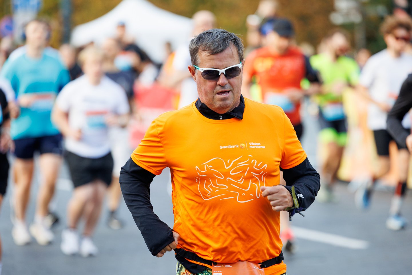 „Swedbank Vilniaus maratono“ akimirkos.<br> T.Bauro nuotr.