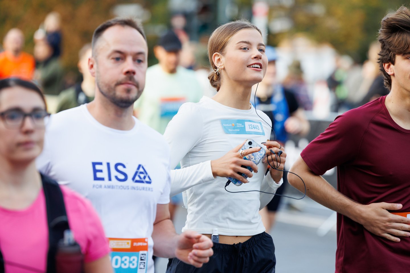 „Swedbank Vilniaus maratono“ akimirkos.<br> T.Bauro nuotr.