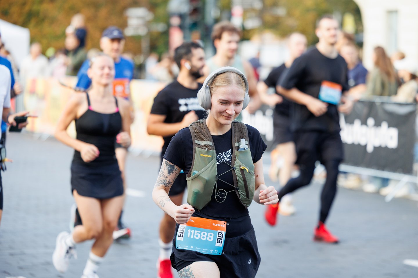 „Swedbank Vilniaus maratono“ akimirkos.<br> T.Bauro nuotr.