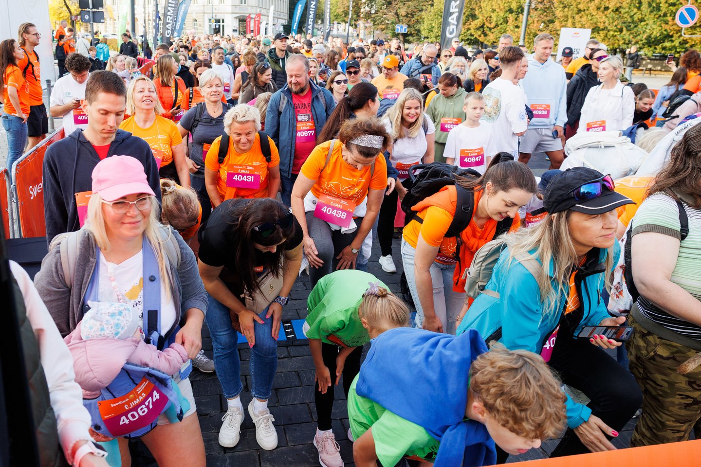 „Swedbank Vilniaus maratono“ akimirkos. Naujiena renginyje – „Swedbank“ inicijuotas 3 km ėjimas<br> T.Bauro nuotr.