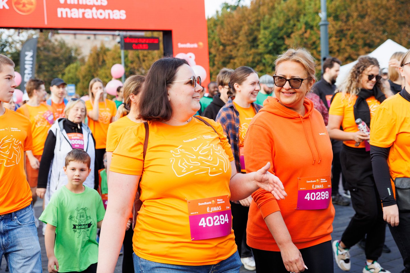 „Swedbank Vilniaus maratono“ akimirkos. Naujiena renginyje – „Swedbank“ inicijuotas 3 km ėjimas<br> T.Bauro nuotr.