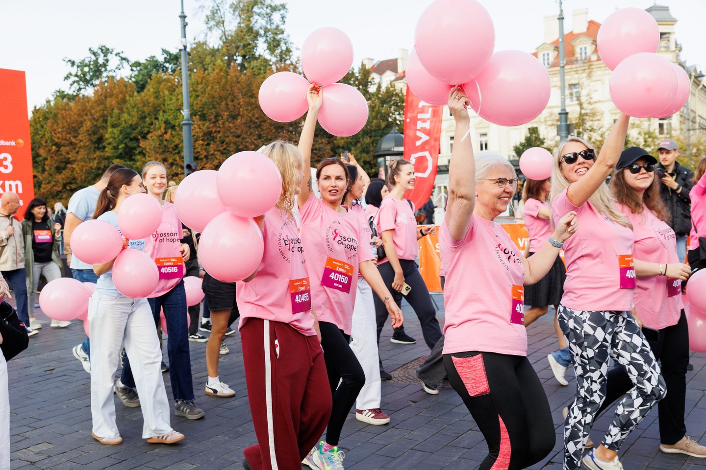 „Swedbank Vilniaus maratono“ akimirkos. Naujiena renginyje – „Swedbank“ inicijuotas 3 km ėjimas<br> T.Bauro nuotr.