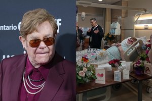 Eltonas Johnas sukėlė nerimą internautams: paviešino nuotrauką iš ligoninės