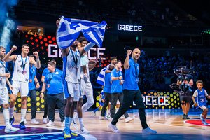 Paskutinės minutės suomių šturmą išgyvenę graikai – bronzos medalininkai