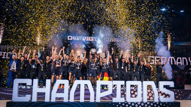 Įspūdingas Europos čempionato finalas: įveikę turkus vokiečiai pasipuošė auksu