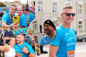 Vilniaus maratone – būrys žvaigždžių: bėgo dėl kilnaus tikslo