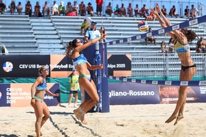 Europos jaunių paplūdimio tinklinio čempionate Lietuvos merginos – 7-os, vaikinai – 13-i