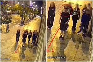 Vyriškio ir grupės nepilnamečių konfliktas paryčiais Vilniaus širdyje baigėsi policijos tyrimu