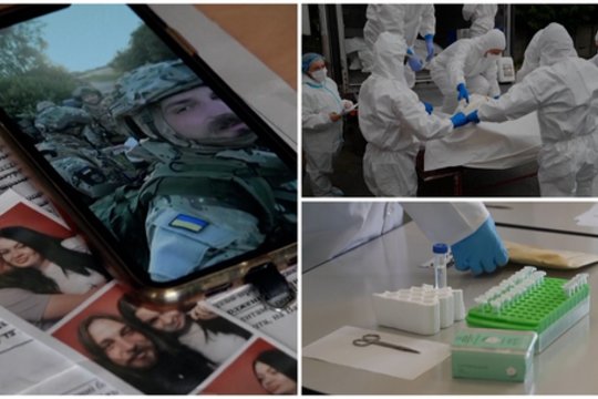 Iššūkiai identifikuojant Ukrainos karius: Rusija vieno žmogaus palaikus grąžina keliuose maišuose