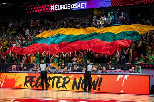 Lietuvos ir Graikijos ketvirtfinalio rungtynes stebėjo rekordinis kiekis žiūrovų