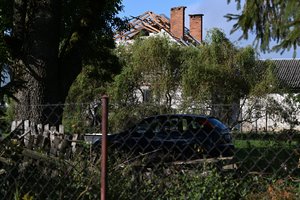 Lenkijos žiniasklaidoje – nauja versija: namo stogą sunaikino ne Rusijos dronas