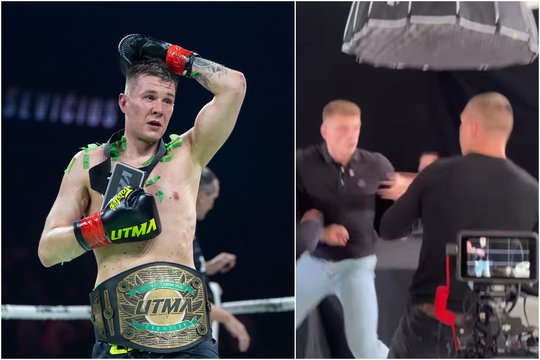 „Kaip pasiutusi beždžionė paleista iš aptvaro“: čempionas sureagavo į UTMA sudrebinusį skandalą