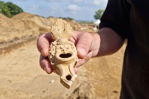 Nyderlanduose – retas senovės Romos radinys: „turėjo teikti šviesą kelionėje į kitą pasaulį“