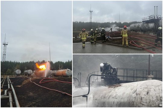 Renatas Požėla: gaisravietę dujų pilstymo stotyje apžiūrėjo tyrėjai