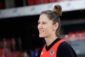 Skirtumus tarp Eurolygos ir Europos taurės pasakiusi G. Labuckienė: „Esame gera komanda“