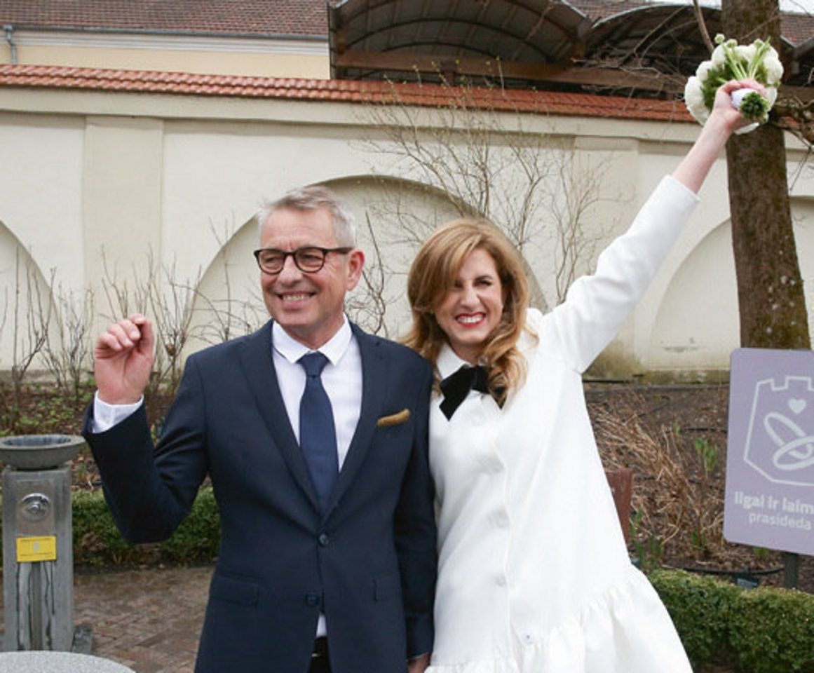 Arūnas Sakalauskas ir Gabija Laubner.<br> R.Danisevičiaus nuotr.