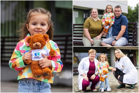 Mažylei Luknei medikai sukūrė tikrą stebuklą: „Atrodė, kad kiekviena diena gali būti lemtinga“