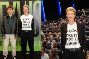 Filmo premjeroje – garsios aktorės provokacija: žinutę siunčia ne pirmą kartą