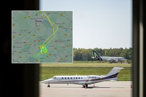 Gyventojus suglumino trečiadienį Lietuvos padangėje ratus sukęs orlaivis: aiškėja, ką jis ten veikė