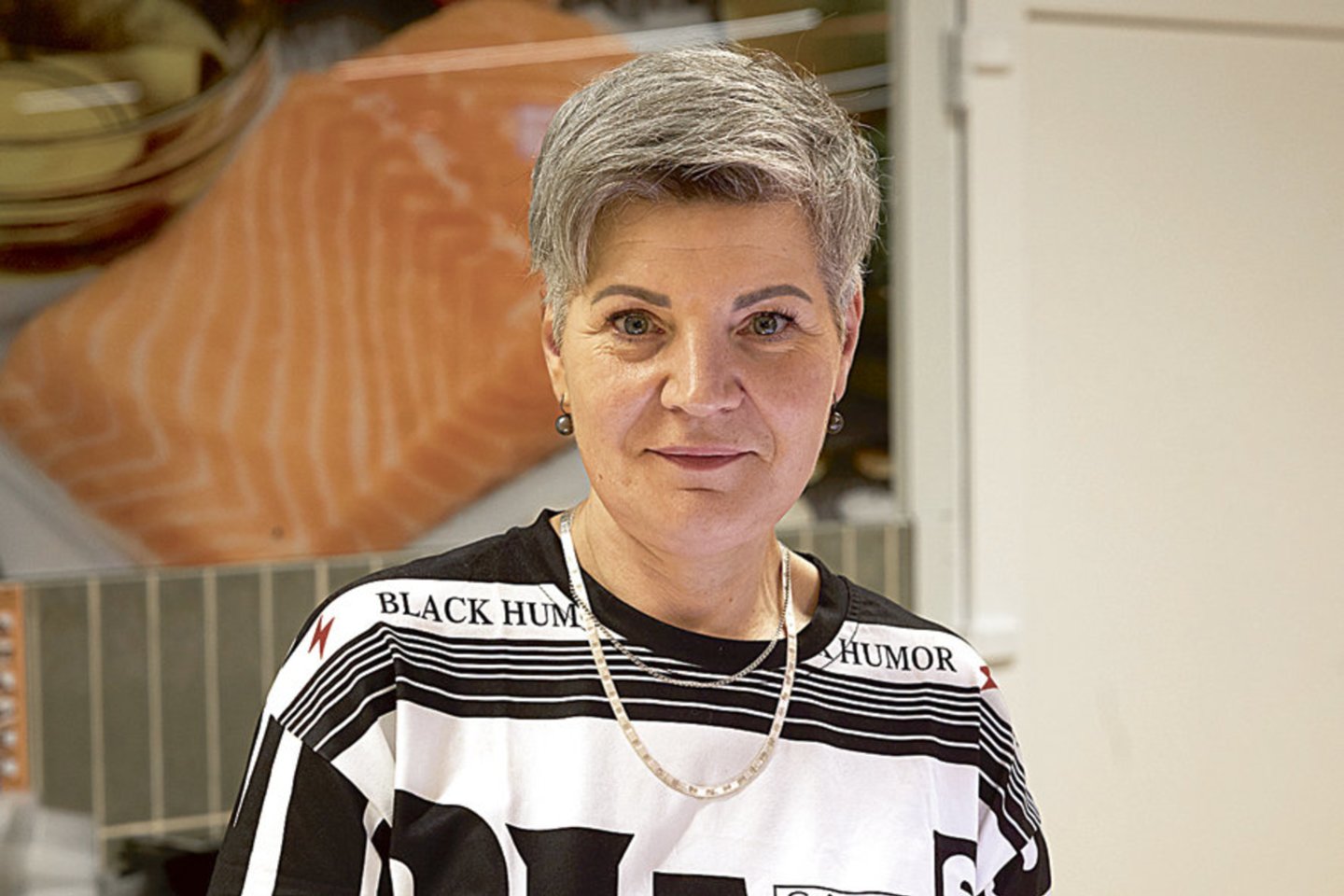 „Didžiausias pirkėjų srautas pas mus būna ne dukart per dieną, kaip įprasta daugelyje „Norfos“ parduotuvių, bet triskart“, – J.Vanagienė.