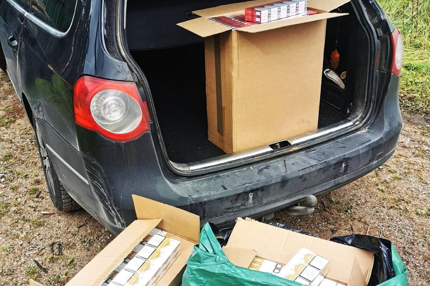 Kontrabandinės cigaretės.