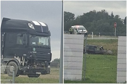 Mirtinas susidūrimas Pasvalio r.: sužalota moteris ligoninėje mirė