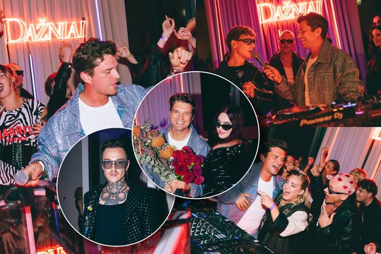 Jonas Nainys-Jovani pristatė naujieną išskirtinėje vietoje: kartu šėlo būrys žinomų žmonių