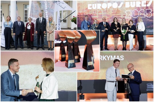 „Europos burės 2025“ apdovanojimuose išrinkti geriausi projektai: inovacijų ir bendruomenių triumfas bei duoklė M. K. Čiurlioniui