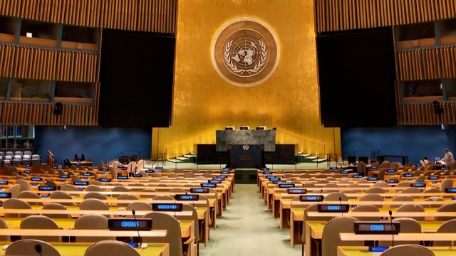 Nepaisant JT paskelbimo apie badą Gazoje – JAV užkirto kelią raginimams nutraukti ugnį