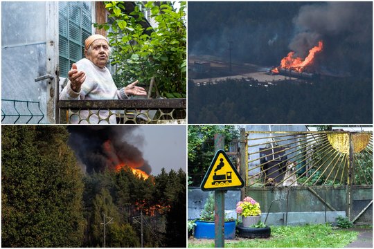 Po milžiniško gaisro Vilniaus pakraštyje – šokiruojančios evakuacijos detalės