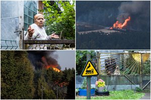 Po milžiniško gaisro Vilniaus pakraštyje – šokiruojančios evakuacijos detalės