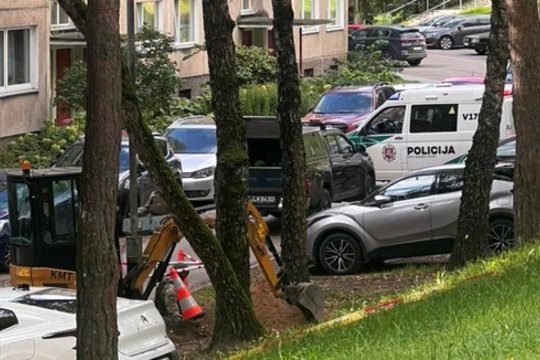 Vilniaus daugiabučių apsuptyje rastas karo laikų sprogmuo – buvo įvestas planas „Skydas“